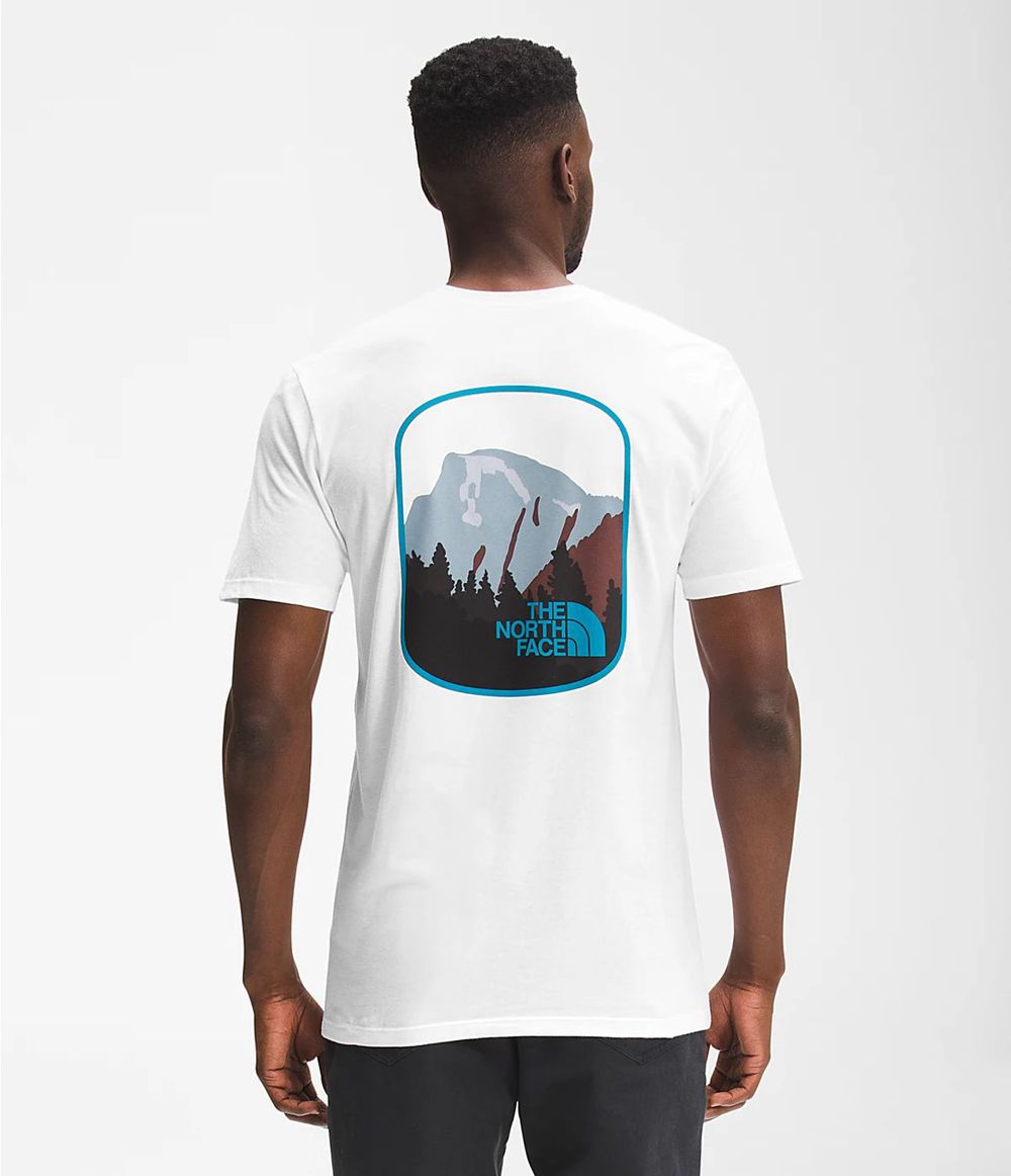 The North Face Kurzer Ärmel Parks T-Shirts Herren - Weiß CH-939EXFP